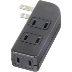 耐トラ付 サイドタップ 4個口 黒 Y02SU400BK
