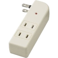 雷サージ付 サイドタップ 3個口 白 Y02SK300WH