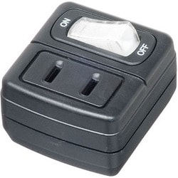 省エネタップ 1個口 黒 Y02F110BK