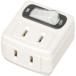 省エネタップ 2個口 白 Y02FU210WH
