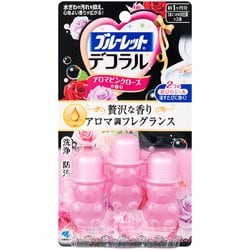 ブルーレットデコラル トイレ便器の内側 香りと汚れ着付防止の花びらジェル アロマピンクローズの香り 約30日分