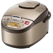 圧力IH炊飯器 1升炊き(1.8L) 黒厚鉄釜 ライトブラウン RZ-WG18M T