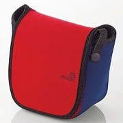 一眼カメラケース ソフトタイプ Mサイズ レッド DGB-S020RD