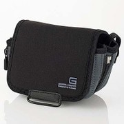 ミラーレス一眼カメラケース ソフトタイプ マチ拡張機能付き Sサイズ ブラック DGB-S022BK