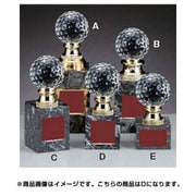 VE-4735D [クリスタル製ゴルフボールブロンズ 台座：天然]