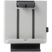 タブレット対応 壁掛け マグネット式 タブレットホルダー ペンホルダー付き グレー/ホワイト OWL-WASTTA01-GWH