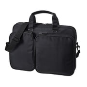 衝撃吸収PCケース 13.3インチPC対応 ショルダーベルト/キャリーサポーター付き ブラック BAG-P23BK