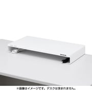電源タップ+USBポート付き机上ラック W600×D300mm ホワイト MR-LC203W