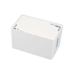ケーブル&タップ収納ボックス Sサイズ ホワイト CB-BOXP1WN2