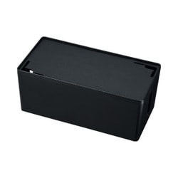 ケーブル&タップ収納ボックス Mサイズ ブラック CB-BOXP2BKN2