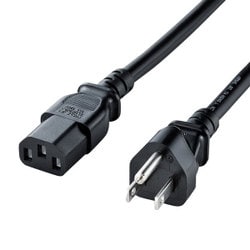 電源コード 3P・ブラック・2m KB-D327A