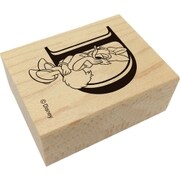 ディズニー 木製スタンプ (A to Z） D_DAISY DUCK [キャラクターグッズ]