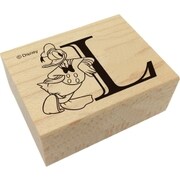 ディズニー 木製スタンプ (A to Z） L_DONALD DUCK [キャラクターグッズ]