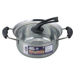 コボレーズ IH対応フキコボレニクイ両手鍋 22cm KR-7865