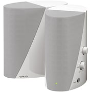 WAVIO(ウェイビオ) ステレオ対応PC用スピーカー プラチナホワイト Leθ(ル・シータ) GX-R3X WH