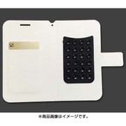 6SFWCWMOO [ShinySplendor マルチフリップケース ホワイトクロスウェーブ オレンジオレンジ]