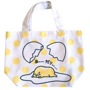 マチ付コットンバッグ ぐでたま ドット [キャラクターグッズ]