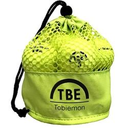ゴルフボール Tobiemon 飛衛門 2ピース メッシュバッグ入 イエロー TBM-2MBY [1ダース 12球入]
