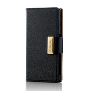 PM-SOZ5PLFBBK [Xperia Z5 レザーカバー スナップ女子 ブラック]