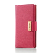 PM-SOZ5PLFBPN [Xperia Z5 レザーカバー スナップ女子 ピンク]