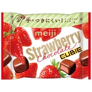 明治 ストロベリーチョコレートCUBIE 28g [菓子1袋]