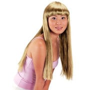 ストレートロングヘアー ブロンド [大人用フリーサイズ]
