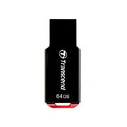 USBメモリ USB 2.0対応 キャップレス 64GB ブラック TS64GJF310