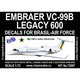 RVH72067 [1/72 エンブラエル VC-99B レガシー600 ブラジル空軍]