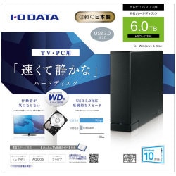 クーポンで半額☆2280円！ I-O DATA 6TB HDCL-UTE6K 外付けHDD | www