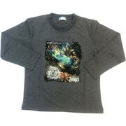 2321783 [ロングスリーブTシャツ モンスターハンター 130cm 杢チャコール]