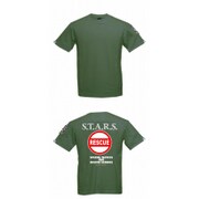 Tシャツ バイオハザード 0 S.T.A.R.S. Rescue XLサイズ オリーブドラブ [キャラクターグッズ]