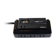 USB充電ポート付スマートOAタップ ブラック OWL-OTA4U2CL18-BK