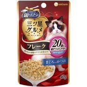 キャットフード 銀のスプーン 三ツ星グルメ パウチ 20歳を過ぎてもすこやかに まぐろ入りかつお 40g 対象年齢:18歳頃~
