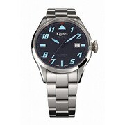 強化防水100m SKYMAN PILOT(スカイマン パイロット) マットブラックダイヤル/メタルバンド S688X-13