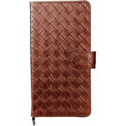 BSMPXZ5CLABR [Xperia Z5用 レザーケース 編み込み調 ブラウン]