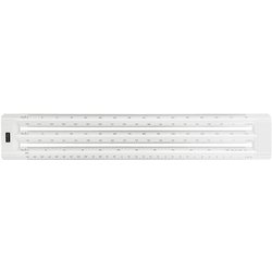 土地家屋用ヘキサスケール 再生アクリル製 30cm型 1-882-0230