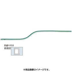 自在曲線定規 目盛り付き 40cm型 1-819-0140
