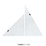 方眼三角定規 5mm方眼 24cm型 7-470-0003