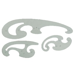 ヨドバシ.com - ウチダ製図器 UCHIDA 014-0156 [雲形定規 3枚組] 通販【全品無料配達】