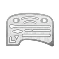 メッシュ精密字消板 1-820-0002