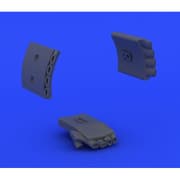 EDU672085 Fw190A 排気管 エデュアルド用 [1/72 ブラッシン・レジンパーツシリーズ]