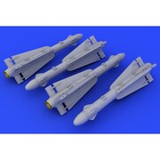 EDU632055 AIM-4D ファルコン 空対空ミサイル (4個入り) [1/72 ブラッシン・レジンパーツシリーズ]