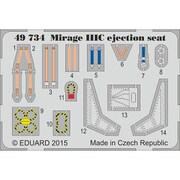 EDU49734 ミラージュIIIC エジェクションシート （エデュアルド用） [1/48 エッチングパーツシリーズ]