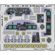 EDUFE737 B-1B 内装パーツセット (レベル用) [1/48 エッチングパーツズームシリーズ]
