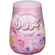 サワデー 消臭芳香剤 トイレ用 本体 ウェディングフラワーの香り 140g