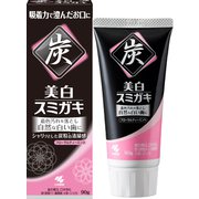 美白スミガキ 炭粒(炭・シリカ)配合 ハミガキ 歯磨き粉 フローラルティーミントの香り 90g