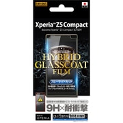 RT-RXPH2FT/V1 [docomo Xperia Z5 Compact SO-02H 9H耐衝撃 ブルーライト 光沢 防指紋ハイブリッドガラスコート]