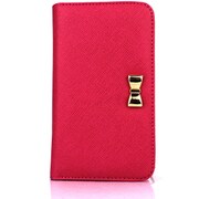 ALL06-15C634-04 [Free Size Case Wallet Ribbon Pink 全機種]