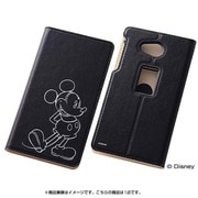 docomo AQUOS ZETA SH-01H ブックレザーケース(合皮) ディズニー ホットスタンプ ミッキー RT-DAQH1I/MK