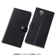 arrows NX F-02H シンプルブックレザーケース 合皮 ブラック RT-ARH2LBC6/B